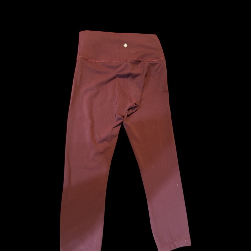 Women's Burgundy Leggings